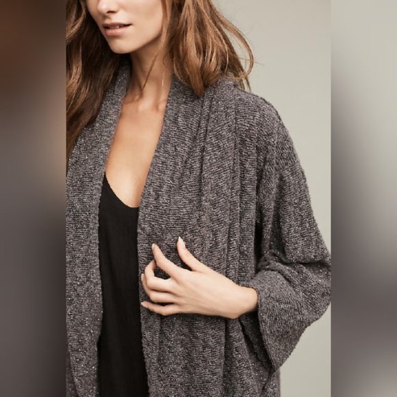 NWT Anthropologie RARE Ingleside Cardigan Saturday Sunday Gray/Silver Size XS/S - Picture 3 of 12